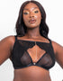 Scantilly Unveiled Deep Plunge Bra Black