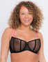 Curvy Kate Elementary Balcony Bra Black/Pink