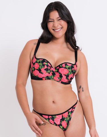 Collection: Women's Animal & Floral Print Bras in Cup Sizes D+