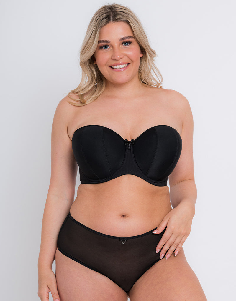 Curvy Kate Luxe Black Strapless Bra – Curvy Kate US