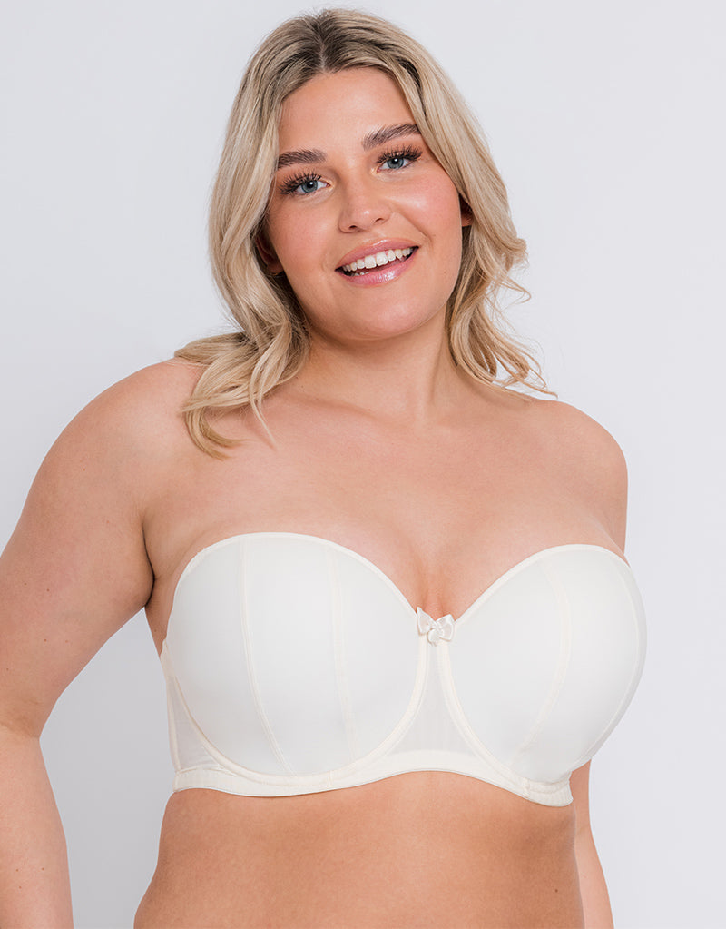 Curvy Kate Luxe Ivory Strapless Bra – Curvy Kate US