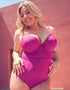 Curvy Kate Retro Sun Padded Plunge Swimsuit Orchid
