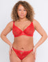 Curvy Kate Stand Out Thong Fiery Red
