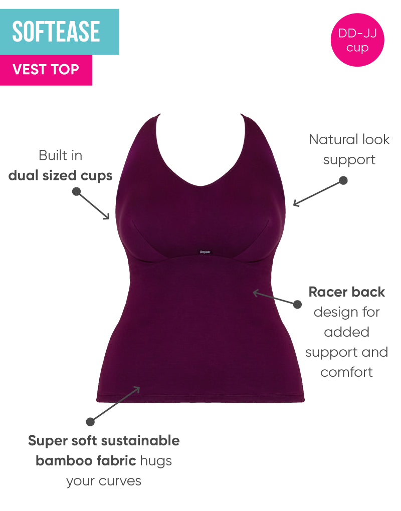 Curvy Kate Softease Vest Top Fig – Curvy Kate US